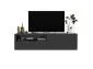 Szafka RTV SELF 120 grafitowa mat MEBLE LINDNER | MIRAT. w stylu LOFT kolekcja SELF