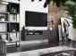 Szafka RTV SELF 120 grafitowa mat MEBLE LINDNER | MIRAT. w stylu LOFT kolekcja SELF