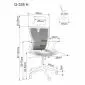 Fotel biurowy Q-328H czarny/zielony z mechanizmem MULTIBLOCK I sklep meblowy MIRAT.