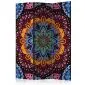 Parawan akustyczny Orient 135x172 cm 3-częściowy fioletowy | MIRAT.