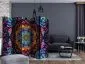 Parawan akustyczny Orient 225x172 cm 5-częściowy fioletowy | MIRAT.