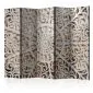 Parawan dwustronny Orient 225x172 cm 5-częściowy szary | MIRAT.
