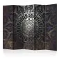 Parawan akustyczny Orient 225x172 cm 5-częściowy czarny | MIRAT.