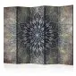 Parawan akustyczny Orient 225x172 cm 5-częściowy czarny | MIRAT.