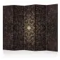 Parawan akustyczny Orient 225x172 cm 5-częściowy brązowy | MIRAT.