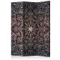 Parawan jednostronny Orient 135x172 cm 3-częściowy szary | MIRAT.