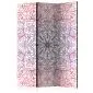 Parawan jednostronny Orient 135x172 cm 3-częściowy biały | MIRAT.