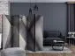Parawan akustyczny Tła i desenie 225x172 cm 5-częściowy czarny | MIRAT.