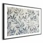 Plakat Motyw botaniczny 30x21 cm z ramą czarną z marginesem | MIRAT.