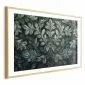 Plakat Wiktoriańskie liście 30x21 cm z ramą złotą z marginesem | MIRAT.