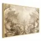 Plakat Rzeźbione ornamenty 90x60 cm z ramą złotą bez marginesu | MIRAT.