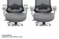 Czarny fotel ergonomiczny Ergon z atestem i podłokietnikami 4D | MIRAT