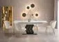 Krzesło tapicerowane K474 kremowe do jadalni i salonu w stylu glamour | MIRAT. styl GLAMOUR