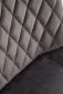 Krzesło tapicerowane K520 VELVET szare obrotowe I sklep meblowy MIRAT. styl LOFT