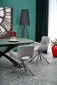 Krzesło tapicerowane K475 szare na metalowych nogach | MIRAT. styl LOFT