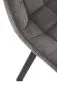 Krzesło tapicerowane K549 szare na metalowej podstawie I sklep meblowy MIRAT. styl LOFT