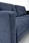 Sofa rozkładana CORNELIUS niebieska na drewnianych nogach I sklep meblowy MIRAT.