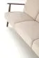 Sofa MILANO 3S beżowa/orzech nierozkładana I sklep meblowy MIRAT. styl SKANDYNAWSKI