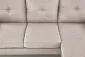 Sofa GERSON beżowa z podnóżkiem na nóżkach I sklep meblowy MIRAT.