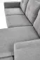 Sofa GERSON szara z podnóżkiem 3-osobowa I sklep meblowy MIRAT.