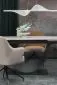 Stół rozkładany FERNANDO 160(240)x92 beżowy marmur/czarny designerski I sklep meblowy MIRAT. styl LOFT