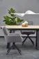 Stół rozkładany GIACOMO dąb naturalny/czarny loftowy I sklep meblowy MIRAT. styl LOFT