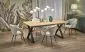 Stół rozkładany HENRY 180(300)x100 dąb naturalny/czarny 12-osobowy I sklep meblowy MIRAT. styl LOFT