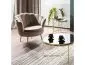 Fotel tapicerowany CAMELLIA 1 VELVET beżowy muszelka I sklep meblowy MIRAT. styl GLAMOUR