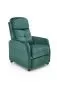 Fotel FELIPE 2 VELVET ciemnozielony rozkładany do salonu | MIRAT. styl LOFT
