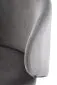 Krzesło tapicerowane K587 VELVET szare zaokrąglone I sklep meblowy MIRAT.