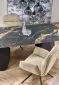 Loftowy stół rozkładany FORUM 180(260)x90 czarny marmur/czarny I sklep meblowy MIRAT. styl LOFT