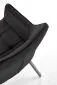 Krzesło tapicerowane K588 VELVET czarne obracane 180°  I sklep meblowy MIRAT. styl LOFT