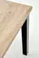 Stół rozkładany QUBIK 80(200)x80 dąb artisan/czarny matowy I sklep meblowy MIRAT. styl LOFT