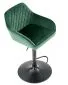 Hoker H-103 VELVET zielony z pikowanym oparciem I sklep meblowy MIRAT. styl GLAMOUR, LOFT