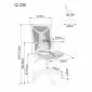 Fotel biurowy Q-330R czarny do komputera I sklep meblowy MIRAT.