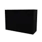 Szafka biurowa przesuwna EASY SPACE CABINET S 1.5-OH 120cm czarna zamykana I sklep meblowy MIRAT.