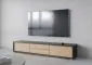 Szafka RTV FRIDA 2K2S 180cm antracyt/dąb olejowany do salonu I sklep meblowy MIRAT. styl LOFT