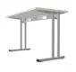 Biurko EASY SPACE C-LEG RC 120x60cm białe proste I sklep meblowy MIRAT.