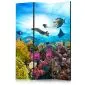 Parawan jednostronny Pejzaże 135x172 cm 3-częściowy wielokolorowy | MIRAT.