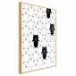 Plakat Obcy w stadzie 60x90 cm z ramą złotą bez marginesu | MIRAT.
