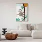 Plakat Wesoły leniwiec 60x90 cm z ramą złotą bez marginesu | MIRAT.