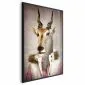 Plakat Antylopa 60x90cm z ramą czarną bez marginesu | MIRAT. kolekcja g-B-0129-ao-a