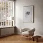 Plakat Kot w okularach 60x90 cm z ramą złotą bez marginesu | MIRAT.