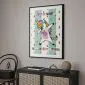 Plakat Always be yourself 21x30cm z ramą czarną z marginesem | MIRAT. kolekcja g-C-0112-ao-a