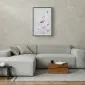Plakat Rodzina flamingów 21x30 cm z ramą czarną z marginesem | MIRAT.
