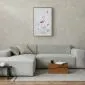 Plakat Rodzina flamingów 21x30 cm z ramą złotą z marginesem | MIRAT.