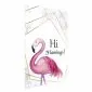 Plakat Hi flamingo 29,7x42 cm bez ramy bez marginesu | MIRAT.