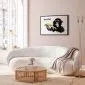 Plakat Bananowy pistolet 42x29,7 cm z ramą czarną z marginesem | MIRAT.