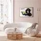 Plakat Bananowy pistolet 42x29,7 cm z ramą złotą bez marginesu | MIRAT.