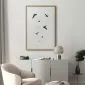 Plakat Wieczorny lot 40x60 cm z ramą złotą z marginesem | MIRAT.